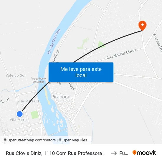 Rua Clóvis Diniz, 1110 Com Rua Professora Anísia Saliba Cordeiro to Funam map