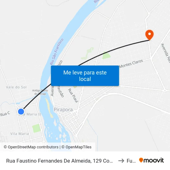 Rua Faustino Fernandes De Almeida, 129 Com Rua Marta Gonçalves Pereira to Funam map