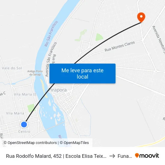 Rua Rodolfo Malard, 452 | Escola Elisa Teixeira to Funam map