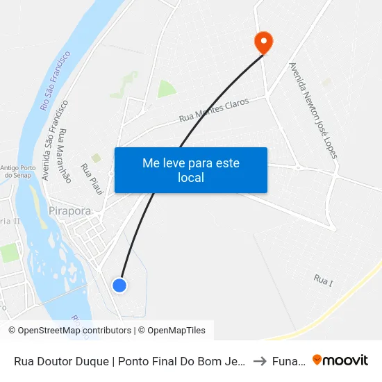 Rua Doutor Duque | Ponto Final Do Bom Jesus to Funam map