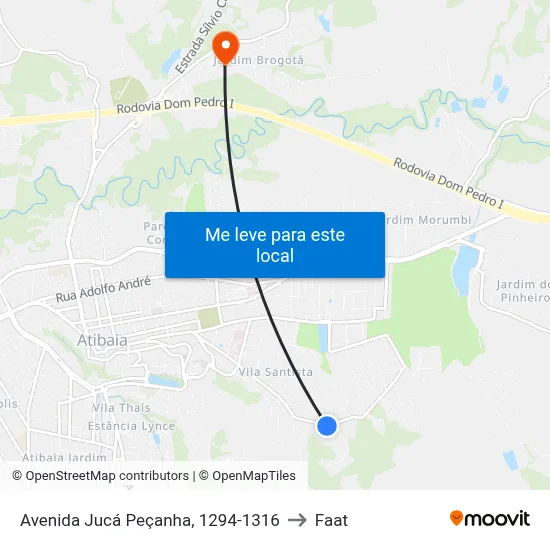 Avenida Jucá Peçanha, 1294-1316 to Faat map