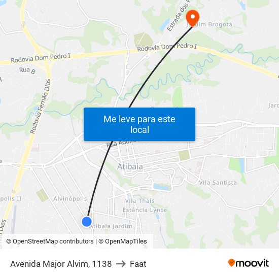 Avenida Major Alvim, 1138 to Faat map