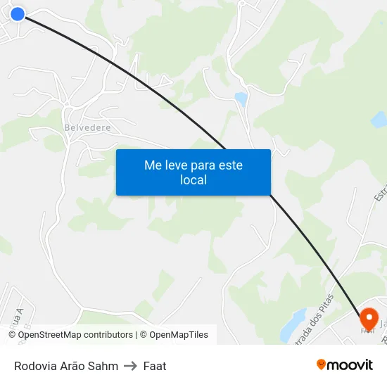 Rodovia Arão Sahm to Faat map
