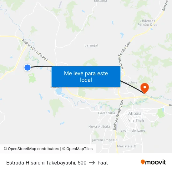 Estrada Hisaichi Takebayashi, 500 to Faat map