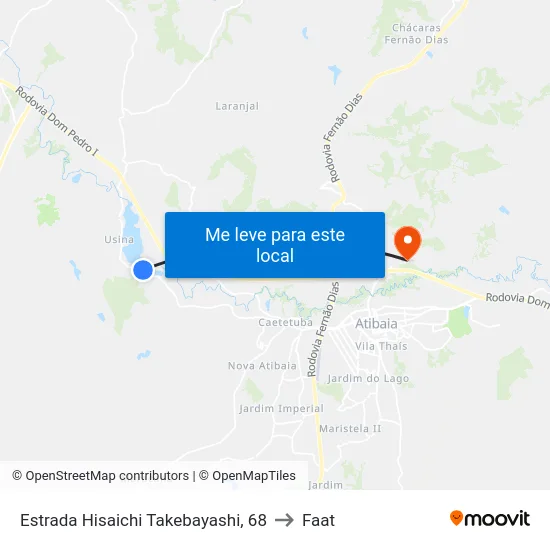 Estrada Hisaichi Takebayashi, 68 to Faat map