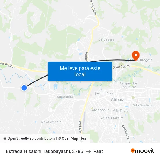 Estrada Hisaichi Takebayashi, 2785 to Faat map