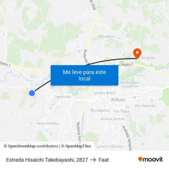 Estrada Hisaichi Takebayashi, 2827 to Faat map