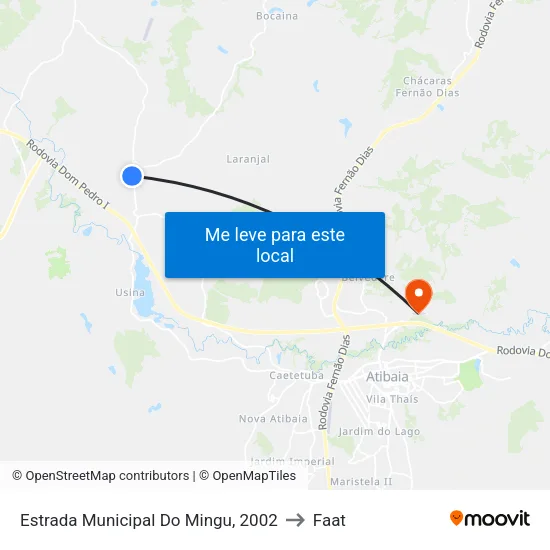 Estrada Municipal Do Mingu, 2002 to Faat map