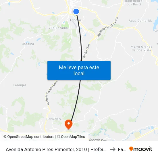 Avenida Antônio Píres Pímentel, 2010 | Prefeitura to Faat map