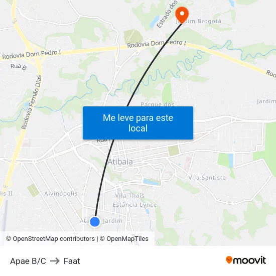 Apae B/C to Faat map