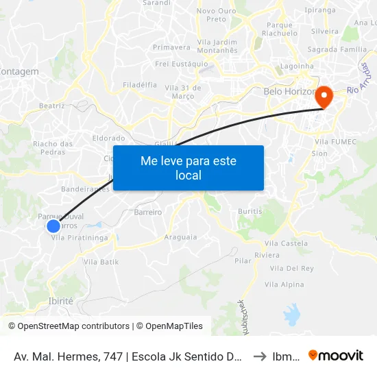 Av. Mal. Hermes, 747 | Escola Jk Sentido Durval to Ibmec map