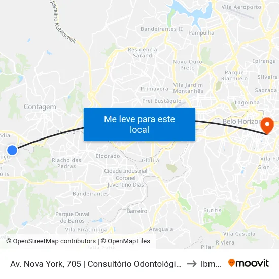 Av. Nova York, 705 | Consultório Odontológico to Ibmec map