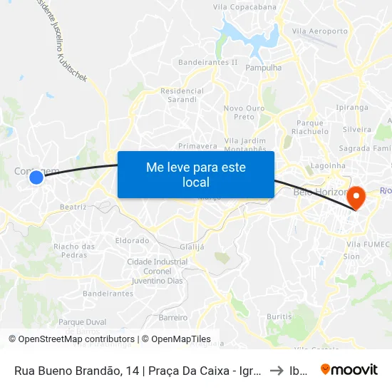 Rua Bueno Brandão, 14 | Praça Da Caixa - Igreja São Gonçalo to Ibmec map