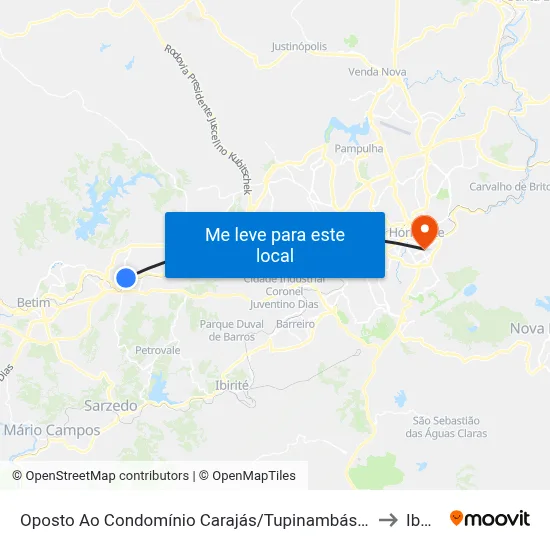 Oposto Ao Condomínio Carajás/Tupinambás (Plaza Tapajós) to Ibmec map
