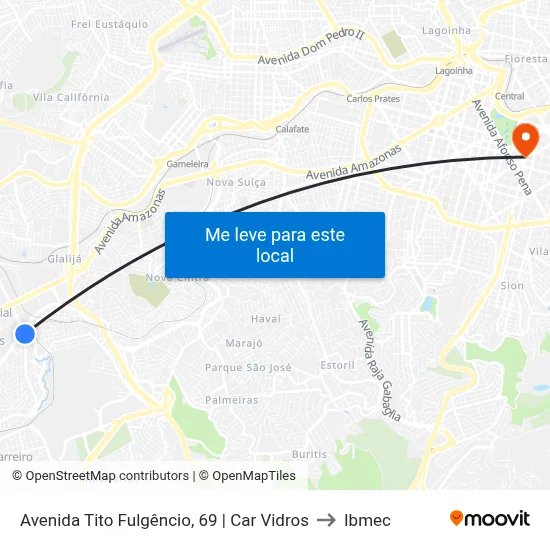 Avenida Tito Fulgêncio, 69 | Car Vidros to Ibmec map