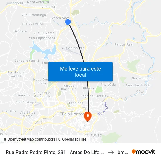 Rua Padre Pedro Pinto, 281 | Antes Do Life Plus to Ibmec map