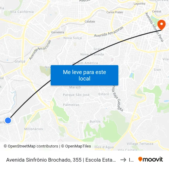 Avenida Sinfrônio Brochado, 355 | Escola Estadual Rodrigues Campos E Oposto A Papelaria Milcopy to Ibmec map