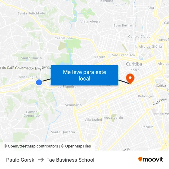 Paulo Gorski to Fae Business School map