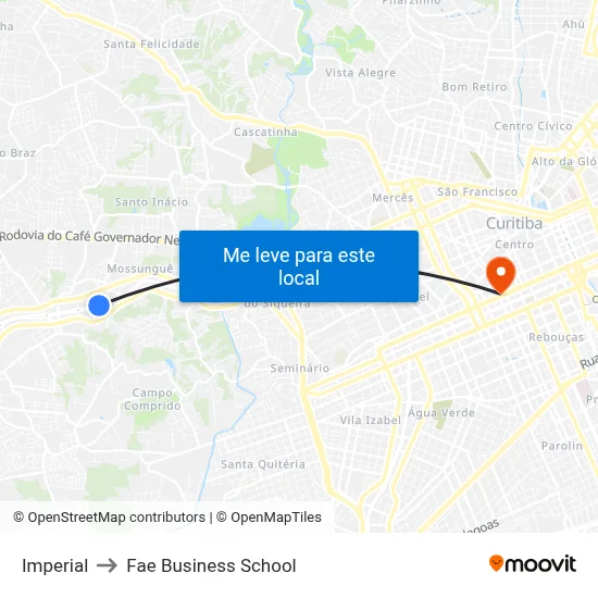 Imperial to Fae Business School map