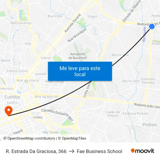 R. Estrada Da Graciosa, 366 to Fae Business School map