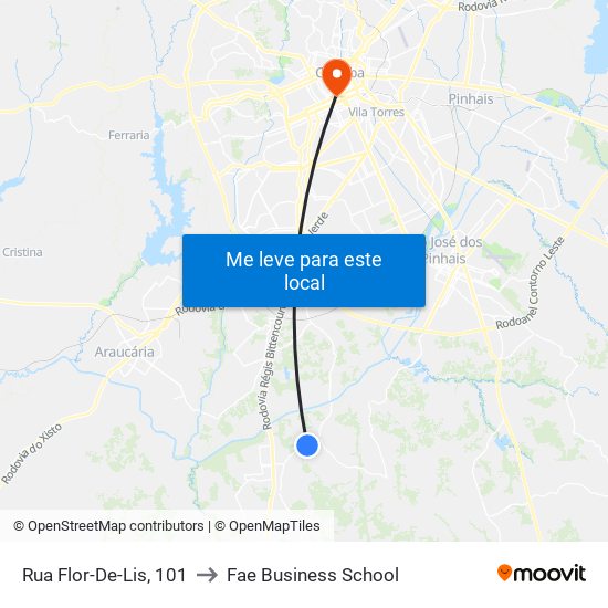 Rua Flor-De-Lis, 101 to Fae Business School map