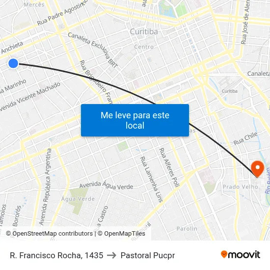 R. Francisco Rocha, 1435 to Pastoral Pucpr map