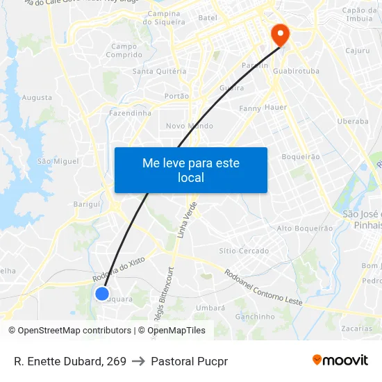 R. Enette Dubard, 269 to Pastoral Pucpr map
