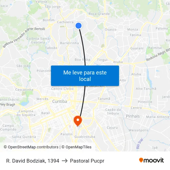 R. David Bodziak, 1394 to Pastoral Pucpr map