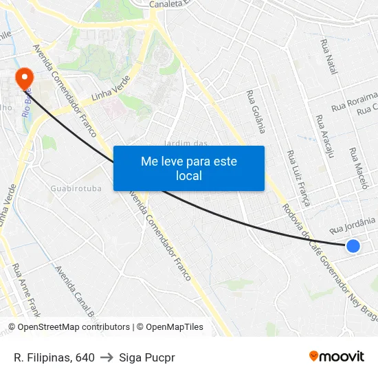 R. Filipinas, 640 to Siga Pucpr map