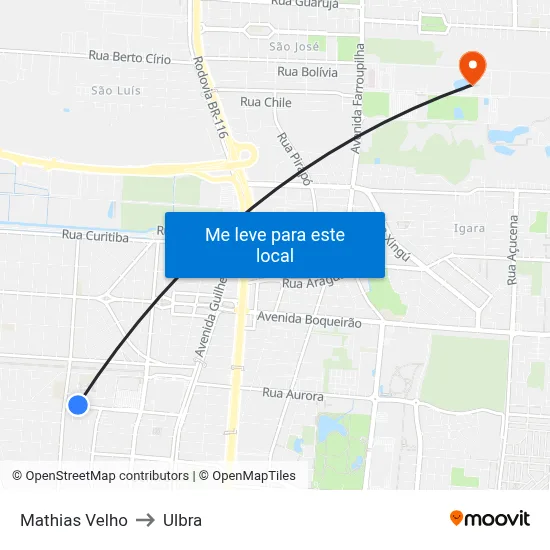 Mathias Velho to Ulbra map