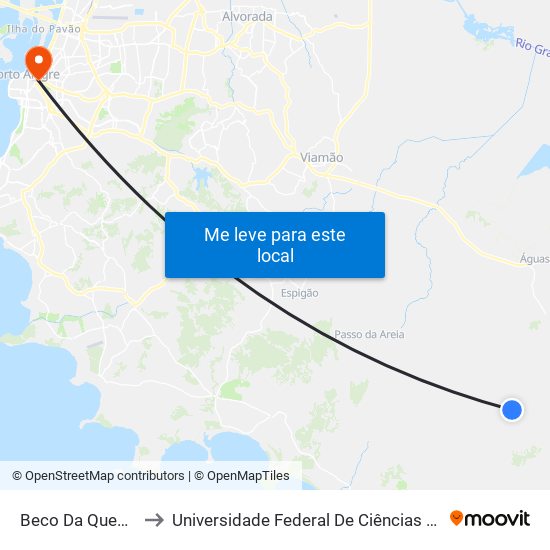 Beco Da Quebrada to Universidade Federal De Ciências Da Saúde map
