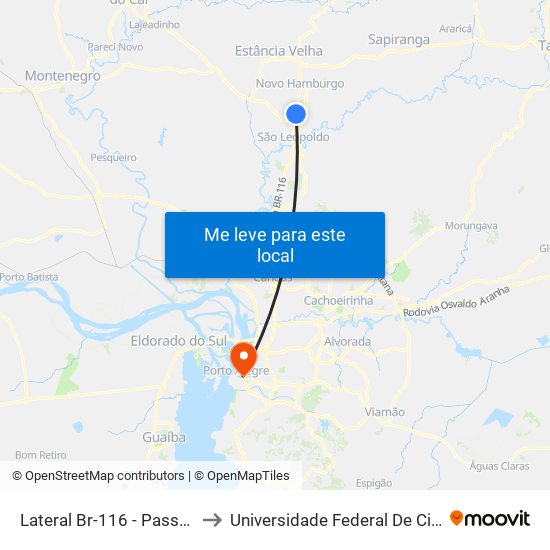 Lateral Br-116 - Passarela Limoeiro to Universidade Federal De Ciências Da Saúde map