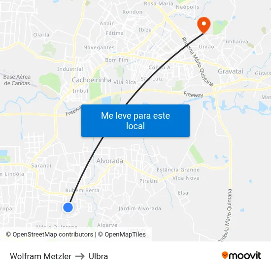 Wolfram Metzler to Ulbra map