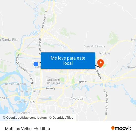 Mathias Velho to Ulbra map