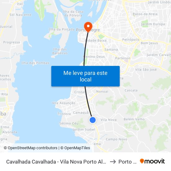 Cavalhada Cavalhada - Vila Nova Porto Alegre - Rs 91751-830 Brasil to Porto Alegre map