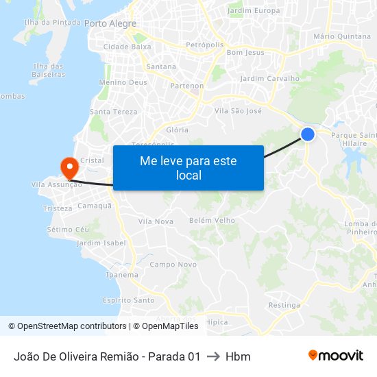 João De Oliveira Remião - Parada 01 to Hbm map