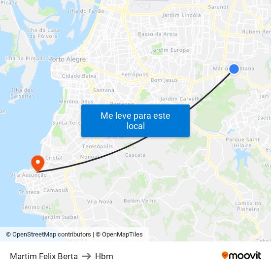 Martim Felix Berta to Hbm map