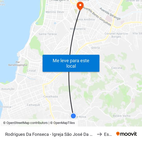 Rodrigues Da Fonseca - Igreja São José Da Vila Nova to Espm map