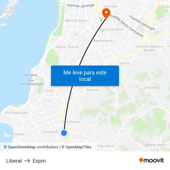Liberal to Espm map