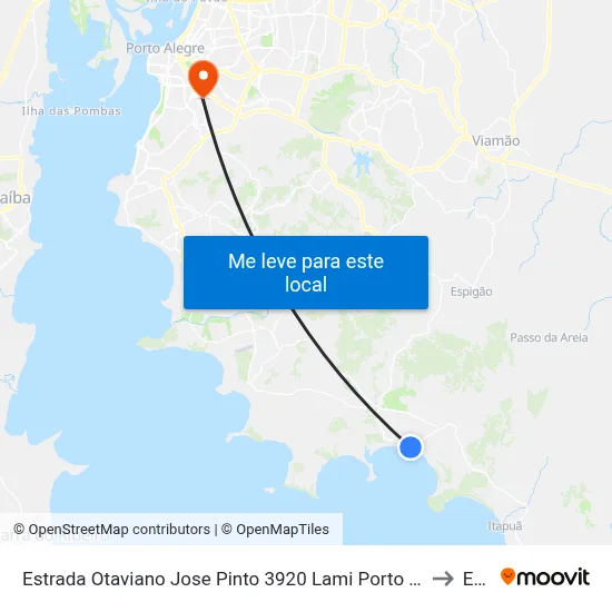 Estrada Otaviano Jose Pinto 3920 Lami Porto Alegre - Rio Grande Do Sul Brasil to Espm map