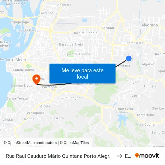 Rua Raul Cauduro Mário Quintana Porto Alegre - Rio Grande Do Sul 91250 Brasil to Espm map