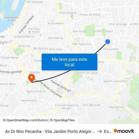 Av Dr Nilo Pecanha - Vila Jardim Porto Alegre - Rs 90470-001 Brasil to Espm map
