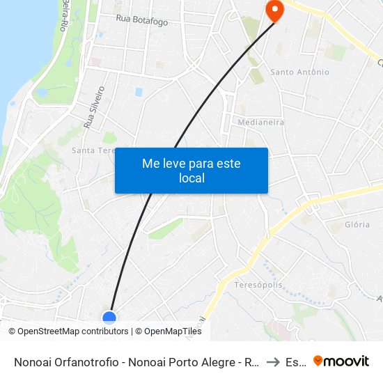 Nonoai Orfanotrofio - Nonoai Porto Alegre - Rs 90840-832 Brasil to Espm map