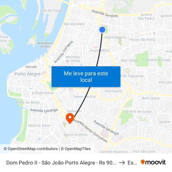 Dom Pedro II - São João Porto Alegre - Rs 90830-470 Brasil to Espm map