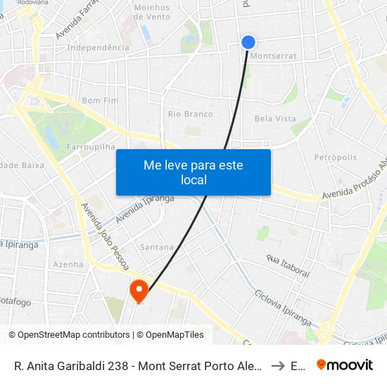 R. Anita Garibaldi 238 - Mont Serrat Porto Alegre - Rs 90480-200 Brasil to Espm map