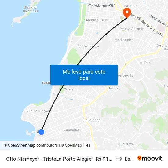 Otto Niemeyer - Tristeza Porto Alegre - Rs 91900-190 Brasil to Espm map