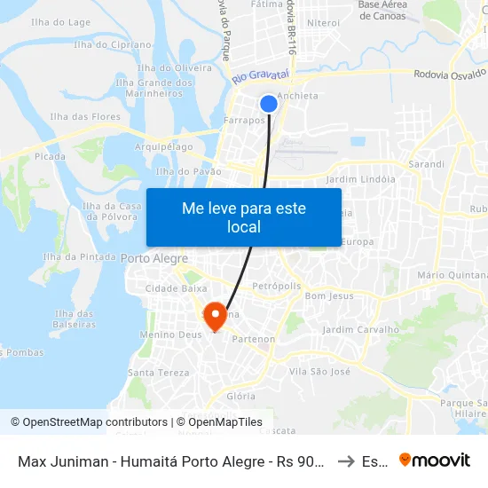 Max Juniman - Humaitá Porto Alegre - Rs 90250-060 Brasil to Espm map