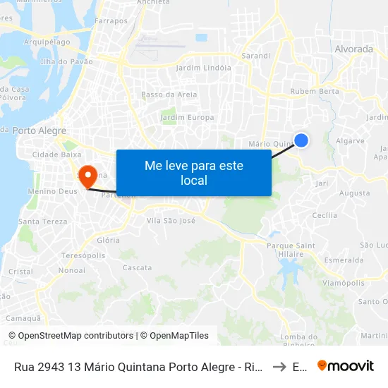 Rua 2943 13 Mário Quintana Porto Alegre - Rio Grande Do Sul 91250 Brasil to Espm map
