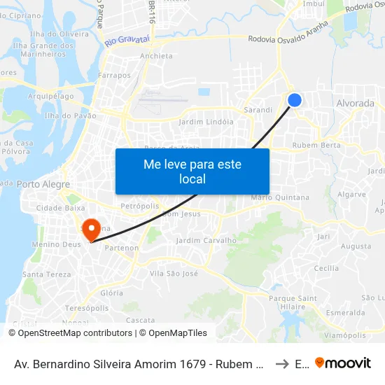 Av. Bernardino Silveira Amorim 1679 - Rubem Berta - Rubem Berta Porto Alegre - Rs 91160-170 Brasil to Espm map