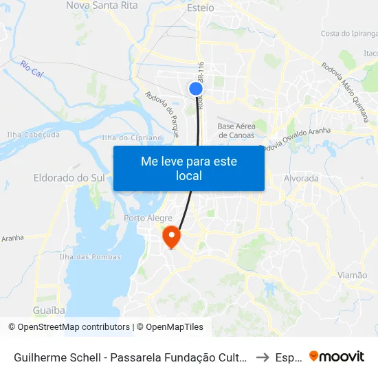Guilherme Schell - Passarela Fundação Cultural to Espm map